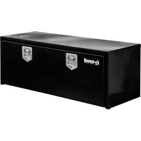 Buyer's Black Steel Underbody Truck Box with 3-Point Latch 18x18x48 - 1732310 1732310