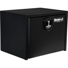 Buyers Products Steel Underbody Truck Box W/ 3-Point Latch - Textured Matte Black 24x24x30 - 1734503 1734503