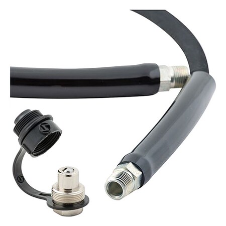 Hydraulic Hose Assembly, Braid, Rubber MPN:CS3838DM