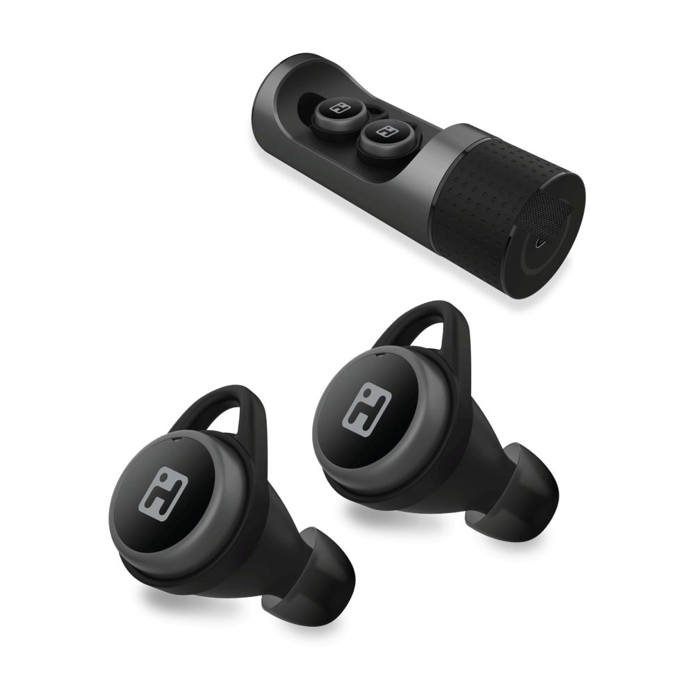 iHome AX-50 True Wireless Bluetooth In-Ear Earbuds, Black MPN:HCAUBE101BK