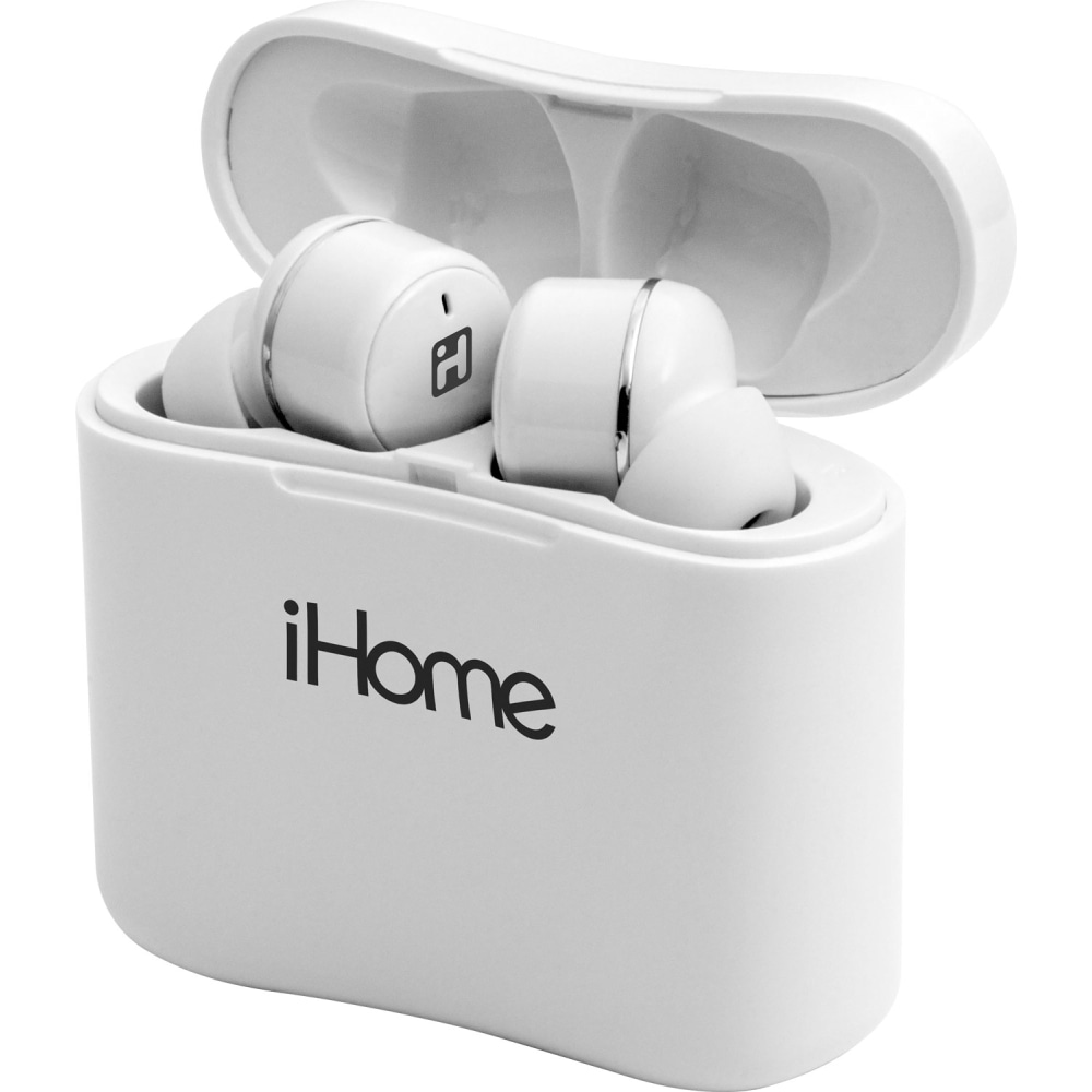 iHome XT-47 Pop-Up Sticks True Wireless Bluetooth In-Ear Earbuds, White MPN:HMAUBE202WT