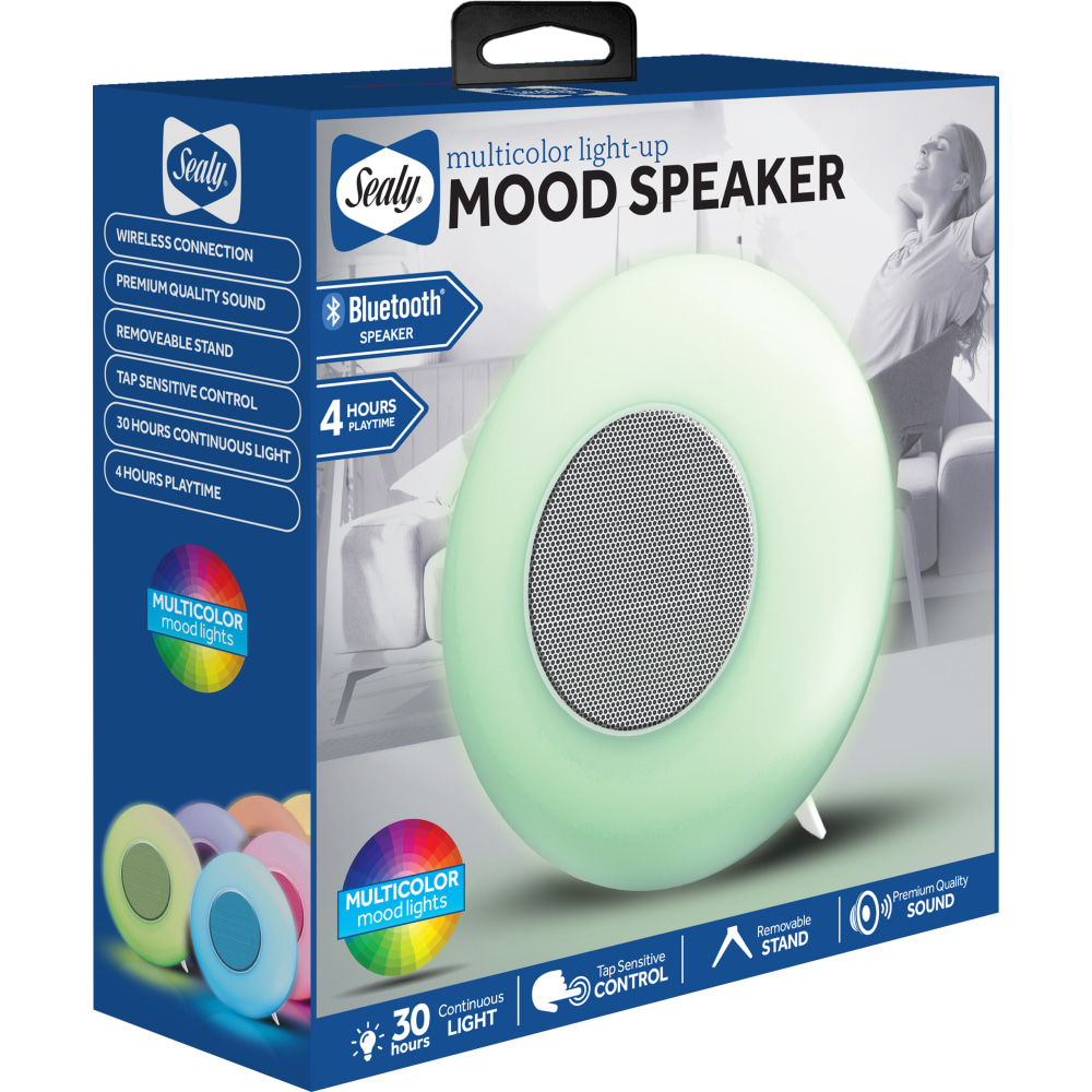 Sealy SL-HW-BS-100-WT Wireless Bluetooth Speaker, White MPN:SL-HW-BS-100-WT