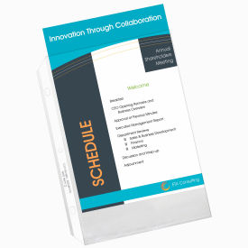 C-Line Products® Heavyweight Top Loading Mini Size Sheet ProtectorsClear8-1/2