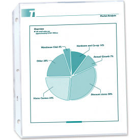 C-Line Products® Economy Weight Top Loading Sheet Protectors Clear 11