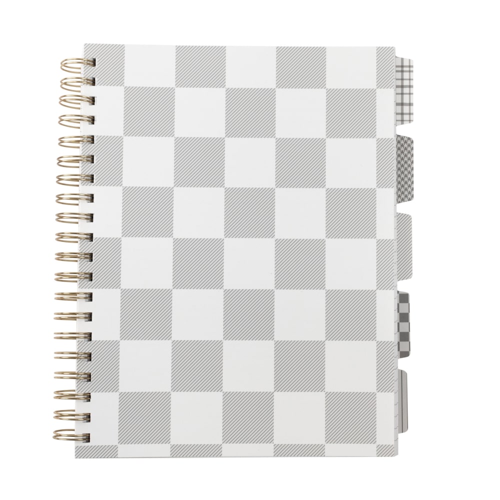 C-Line Signature Series 5-Tab Project Book, 8in x 10-1/2in, 150 Pages, Gray MPN:CLI24003