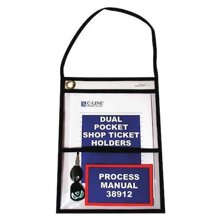 Shop Tickte Hldr, 2Pockt, Strap, Clear, PK15 MPN:38912
