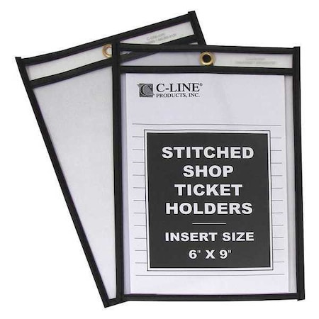 Shop Ticket Holders, 2 Side, 6 x 9