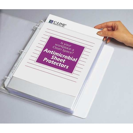 Sheet Protector, Antimicrobial, PK100 MPN:62033