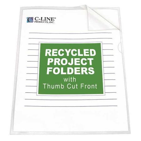 Project Folder Jacket, Clear, PK25 MPN:62127