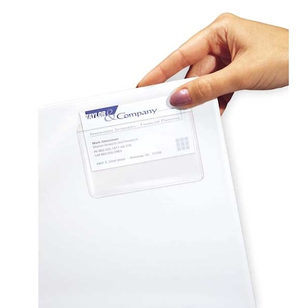 Business Card Holder, Clear, 2 7/16