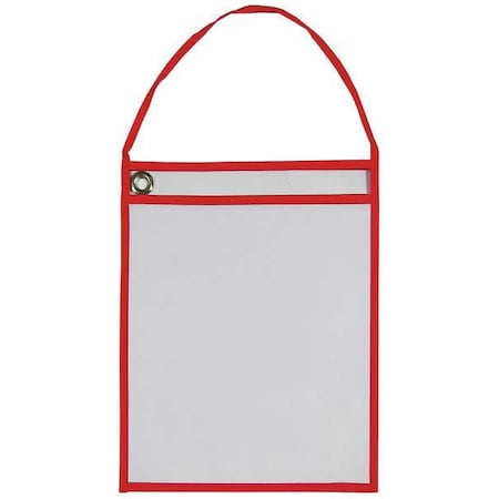 Hanging Shop Ticket Holder, Red Stitching, 10.68