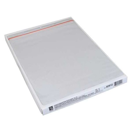 Shop Ticket Holder, Zipper, 9 x 12