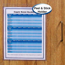 C-Line Products Self-Adhesive Shop Ticket Holder 9 x 12 50/BX 70912