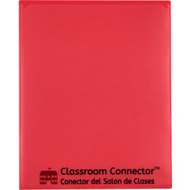C-Line® Classroom Connector School-to-Home Folders Red 25/Box 32004
