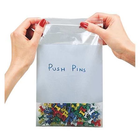 Reclosable Write-On Bags, 3