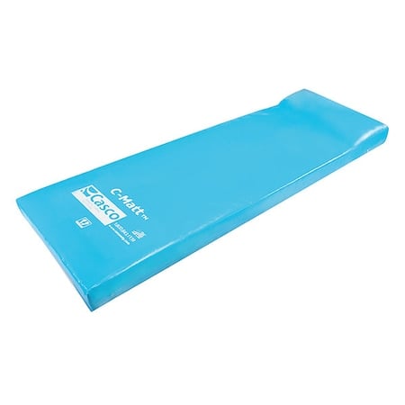 Mattress, 75x36in, 8 oz Poly, Blue, Pillow MPN:H11902