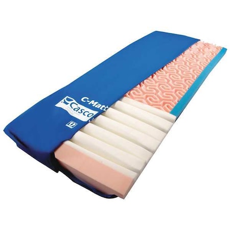 Mattress, Navy/Ocean Blue, 7 in.H x 84 inL MPN:H12083