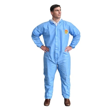 Coverall, w/Hood, Blue, PK25 MPN:SMS9002XL