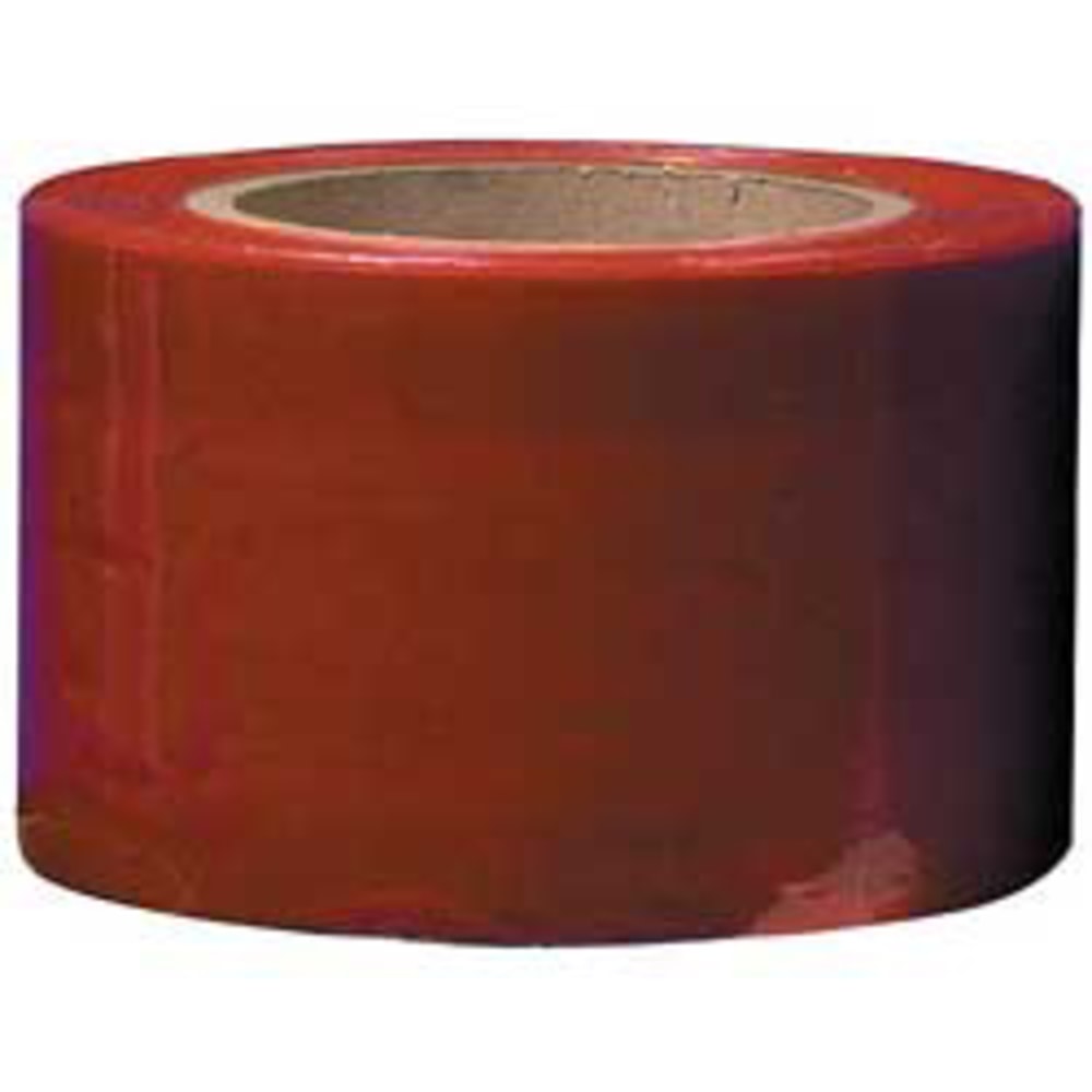 Partners Brand Color Bundling Stretch Film, 80 Gauge, 3in x 1000ft, Red, Case Of 18 MPN:TNB303RED