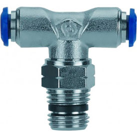 Aignep USA Swivel Male Metal Release Collet Branch Tee 6mm Tube x M5 BSPP 57216-6-M5 - Pkg Qty 10