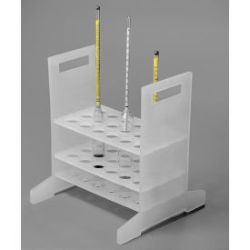 Bel-Art Hydrometer Rack For Short Hydrometers 18 Places Polypropylene 189880001