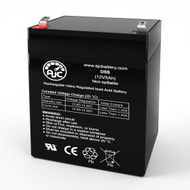 AJC® APC BackUPS 500 BF500-GR UPS Replacement Battery 5Ah 12V F2 AJC-D5S-F2-F-0-193026