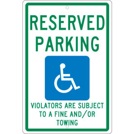 NMC TMS325H Traffic Sign Reserved Parking New Mexico 18