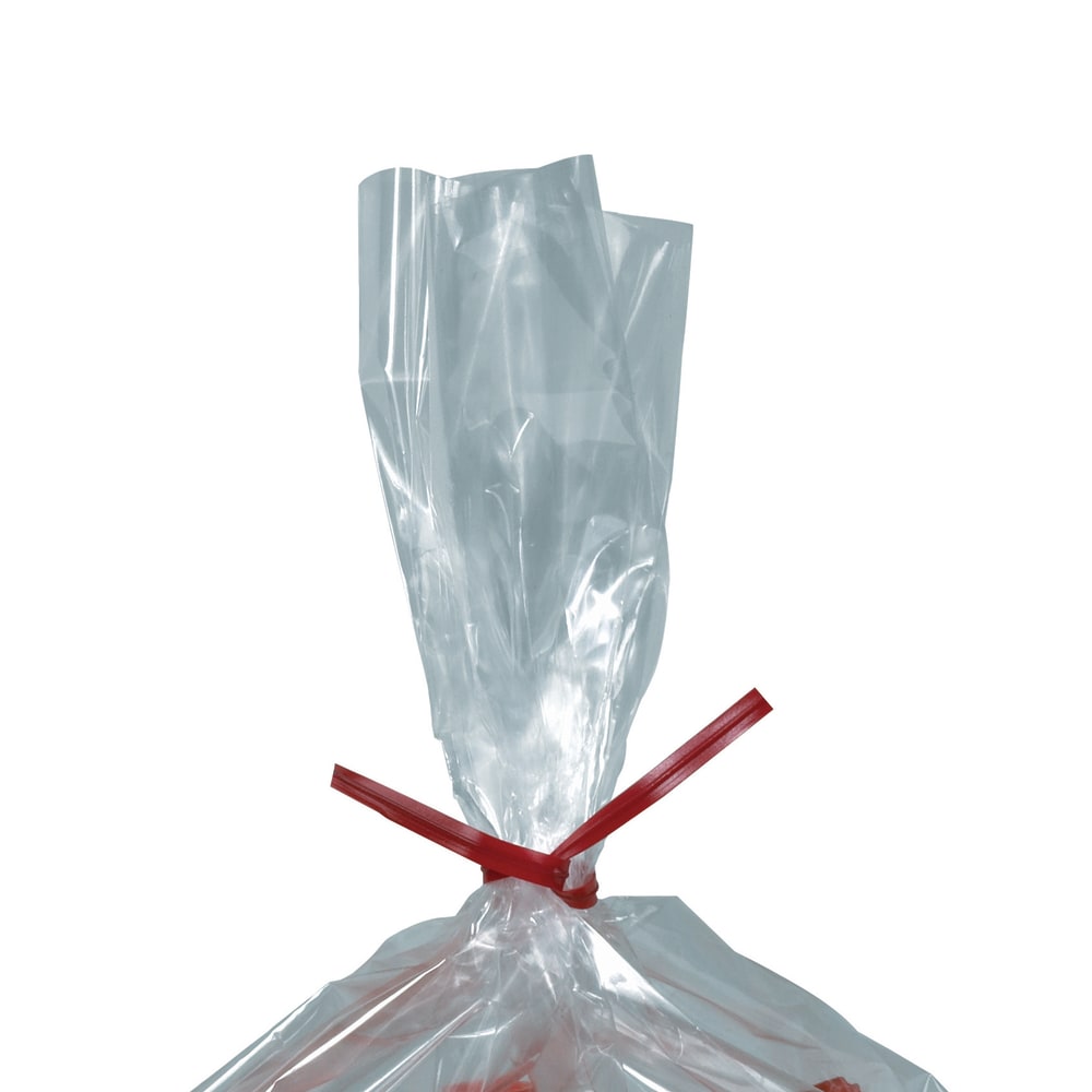 Partners Brand Plastic Twist Ties, 5/32in x 10in, Red, Case Of 2, 000 MPN:PLT10R