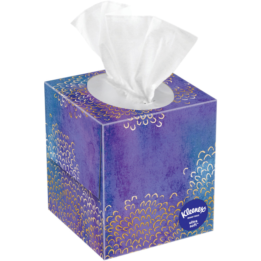 Kleenex Ultra Soft 3-Ply Facial Tissues, 65 Tissues Per Box, Carton Of 27 Boxes MPN:KCC54277