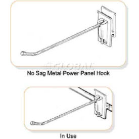 No Sag™ Metal Power Panel Hooks 6
