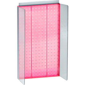 Global Approved 700355-PNK Pegboard Powerwing Display 13.5