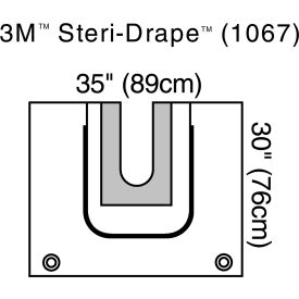 3M™ Steri-Drape U-Drape 1067 30