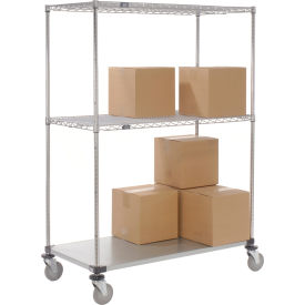 Nexel® 3 Shelf Truck Chrome 60