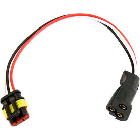 Buyers DOT Light Plug 3-Wire AMP-Style Plug With 3-Pin PL-3 Female Plug - 5620351 5620351 - Pkg Qty 10