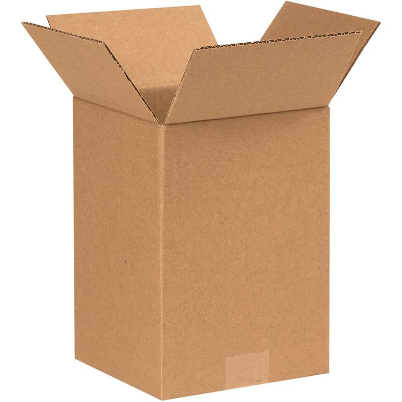 Partners Brand Corrugated Boxes, 9inH x 7inW x 7inD, 15% Recycled, Kraft, Bundle Of 25 MPN:779