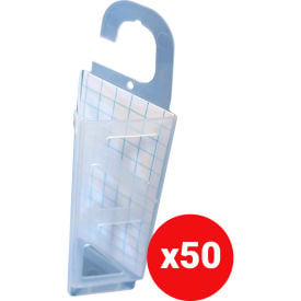 PestWest Replacement Demi-Diamond Clear Plastic Station 50/Box 110-000168
