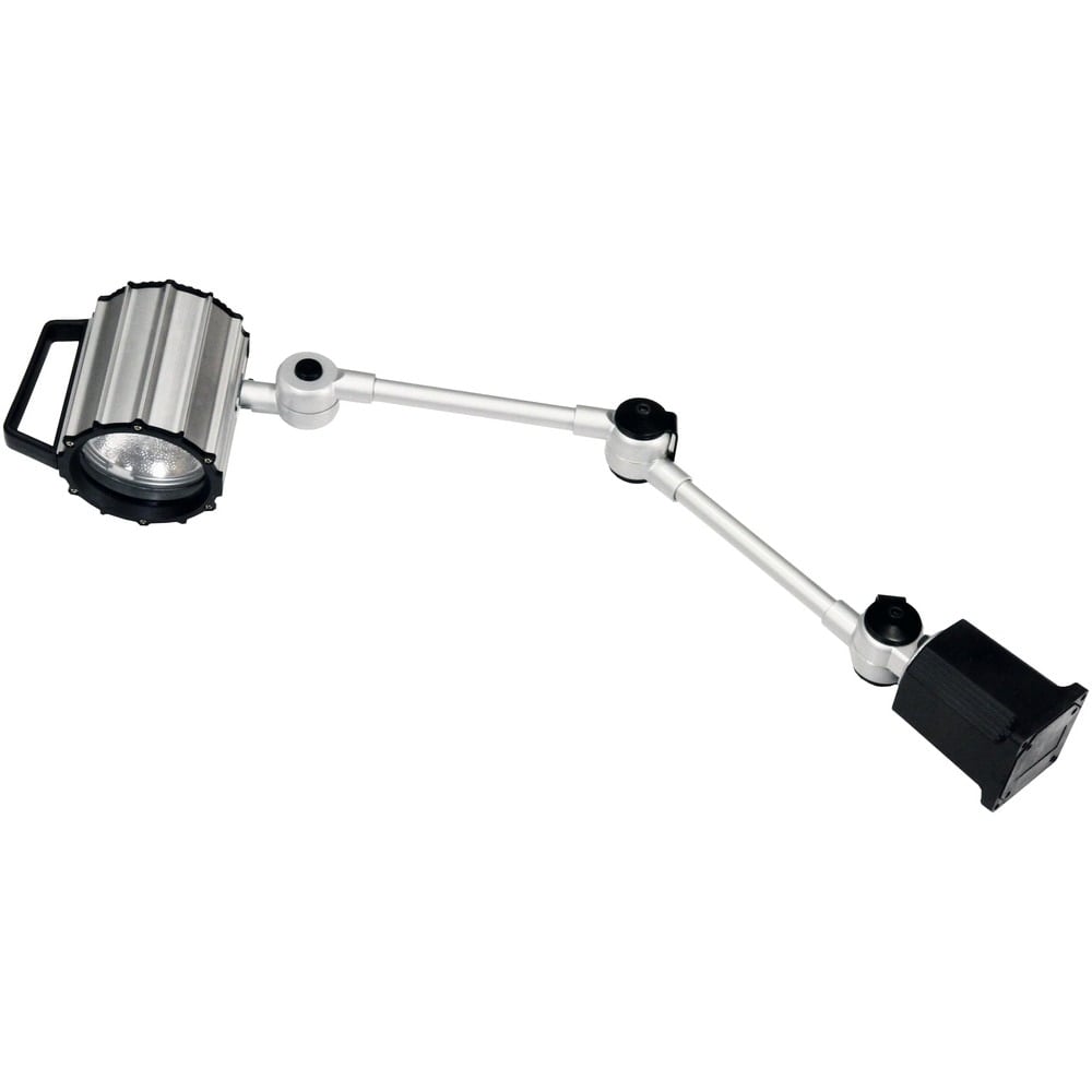 Machine Lights; Machine Light Style: Double Arm; Lamp Technology: Halogen; Voltage: 110V; Wattage: 50.000W; Overall Length (Decimal Inch): 32.0000; Color: Silver; Black MPN:ALAREVO18 LIGHT