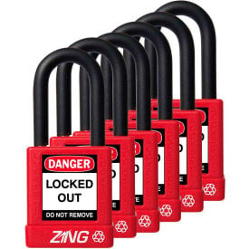 ZING RecycLock Safety Padlock Keyed Alike 1-1/2