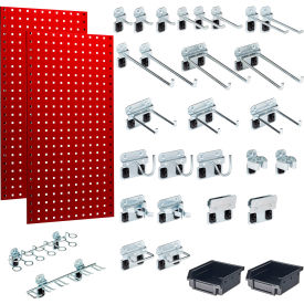 Triton Products® LocBoard Pegboard & LocHook Assortment 18