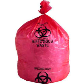 High Density Red Infectious Waste Liner 17 Microns 36