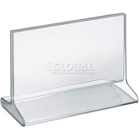 Global Approved 142707 Horizontal Top Load Acrylic Sign Holder 7