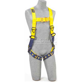 DBI-Sala™ Vest Style Harness 1107806 Front & Back D-Ring Loops For Belt Tongue Buckle S 7100223419