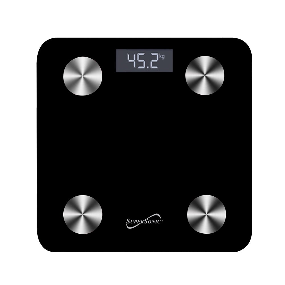 Supersonic Smart Scale Body Composition Analyzer, Black (Min Order Qty 2) MPN:SC-851BTS