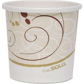 SOLO® Double Poly Paper Food Containers 12 oz 3.6