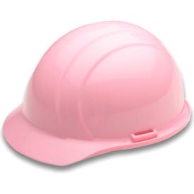ERB® Americana® Cap Safety Helmet 4-Point Mega Ratchet® Suspension Light Pink WEL19775PI