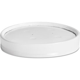 Chinet® Vented Paper Lids Fits 8 - 16 oz. Cups White 25/Sleeve 40 Sleeves/Carton 71870