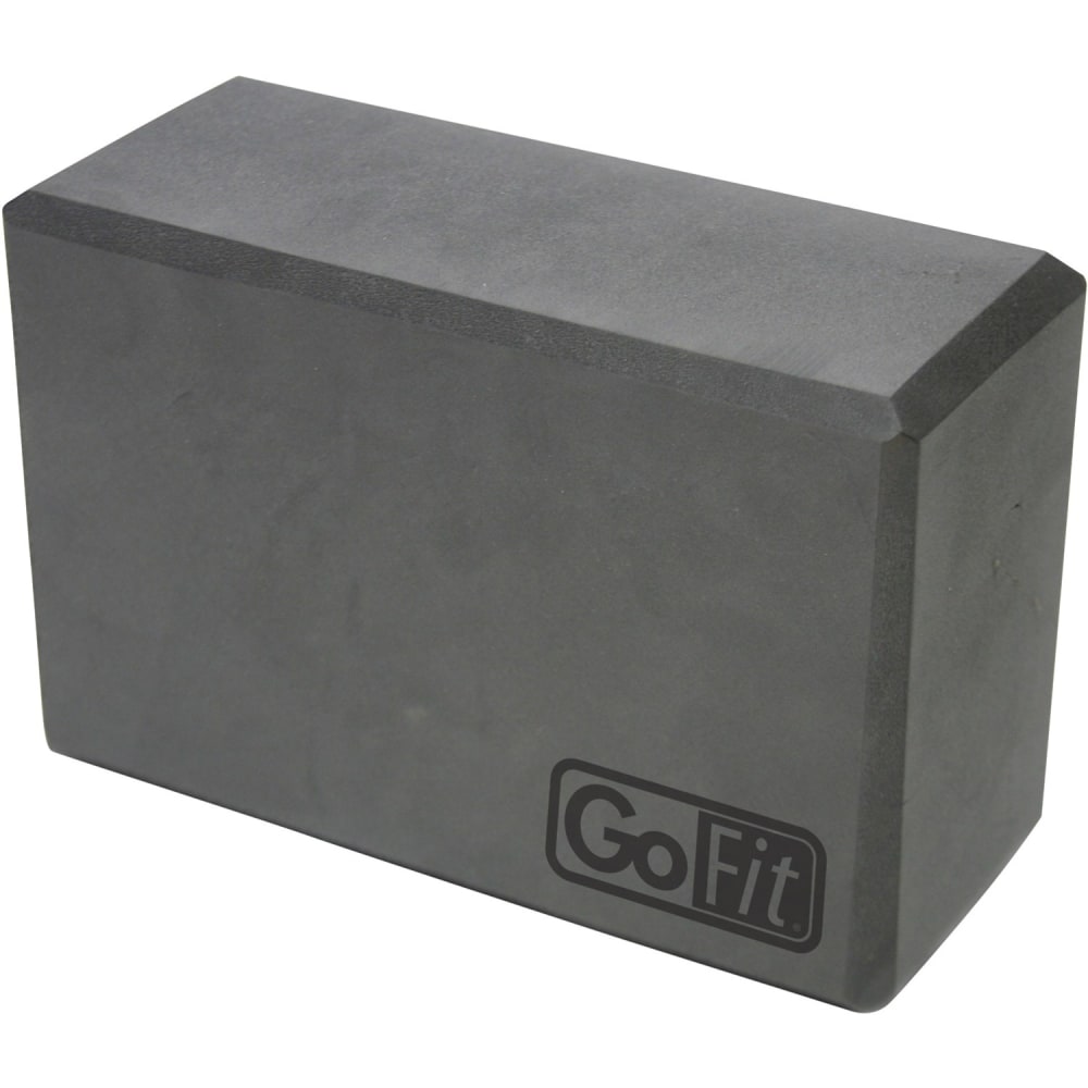 GoFit Yoga Block - Gray, Black MPN:GF-YB-GY
