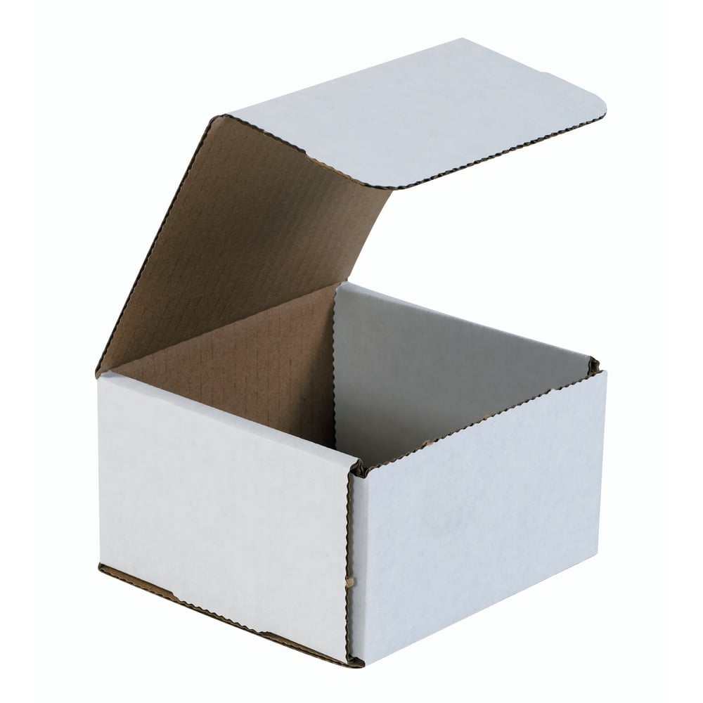 Partners Brand White Corrugated Mailers, 5in x 5in x 3in, Pack Of 50 MPN:M553
