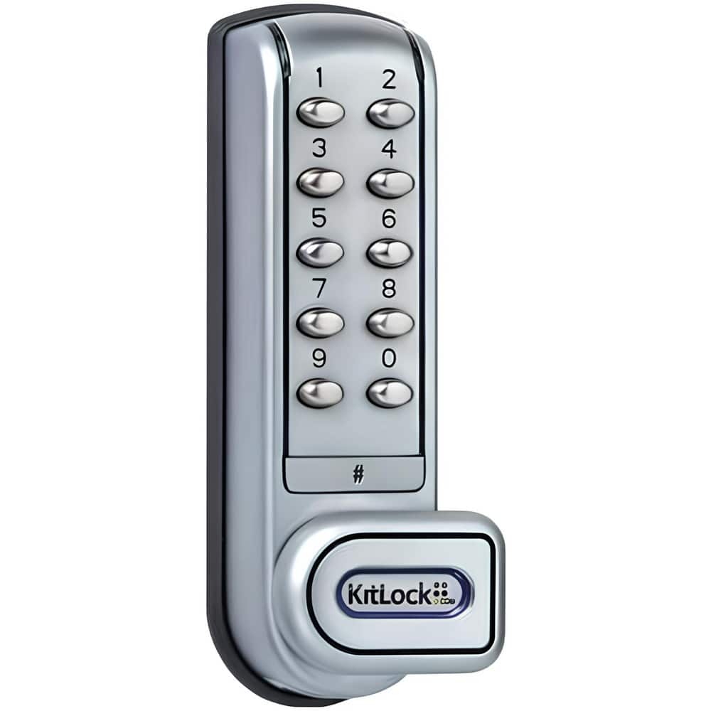 Tool Box Case & Cabinet Accessories; Accessory Type: Cabinet Lock ; Material: Metal ; For Use With: Cabinets ; Color: Silver Grey ; Overall Thickness: 1 ; Material Family: Metal MPN:KL1200-SG