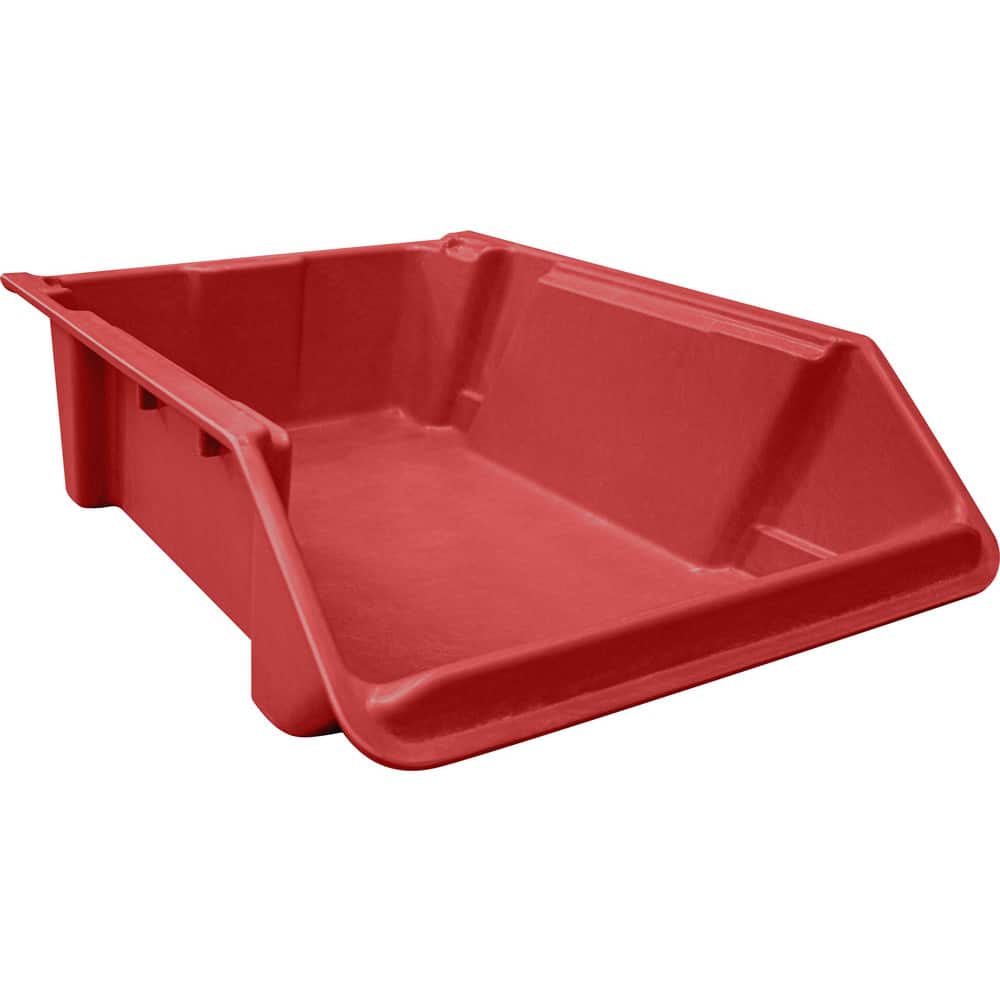 Bins; Bin Style: Hopper Front ; Shape: Rectangle ; Overall Width (Inch): 17 ; Overall Length (Inch): 24 ; Overall Height (Inch): 8 ; Color: Red MPN:8423085280